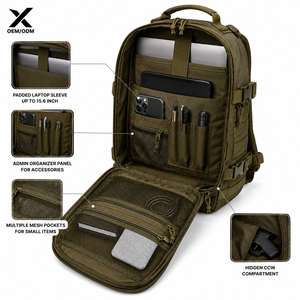 Bolsas Tácticas Personalizadas, Mochila MOLLE, Bolsa de Viaje Impermeable Resistente para Senderismo y Camping, Proveedor OEM ODM - Product Image 3