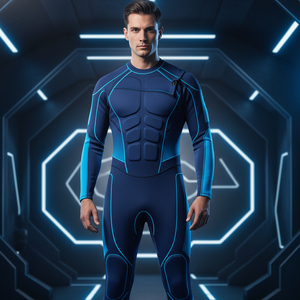Ensemble de survêtement de compression dégradé pour homme – Tenue de sport élégante et haute performance pour la course à pied - Product Image 6