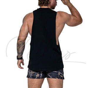 เสื้อกล้ามออกกำลังกายผู้ชายแบบคัตออฟ ทรงเข้ารูป แห้งเร็ว ผ้าฝ้าย 100% - Product Image 4
