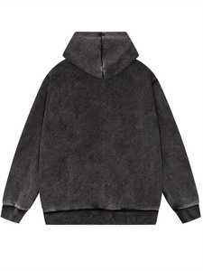 Sweat à capuche classique pour homme, pull à manches longues en molleton doux, confortable, pour l'hiver, décontracté, streetwear, usage quotidien et vente. - Product Image 2