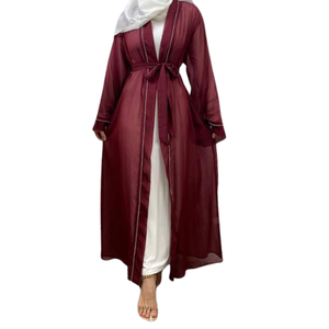 2026 High Quality Islam Fashion Women New Arrival High Quality Plus Size Long Sleeve <b>Islamic</b> <b>Clothing</b> Ladies Elegant Abaya - Product Image 1