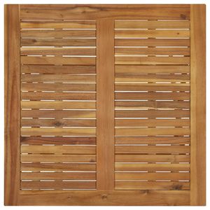 Tavolo da giardino pieghevole in legno massello di Acacia 35.4 tavoli da esterno "x 35.4" x 29.5" - Product Image 6