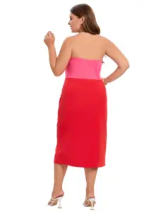 Customized Fashionable Women's Clothing Plus Size Off Shoulder Split Dress OEM Manufacturer
