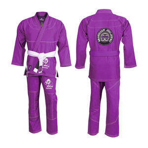Kimono de BJJ Personalizado de Fábrica con Logotipo Bordado, 100% Algodón, 360g, Secado Rápido, Ligero, Tejido Perlado, Uniforme de Artes Marciales, Karate Gi - Product Image 3