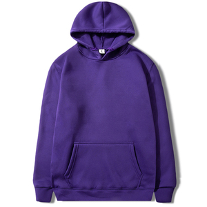 Sudadera con capucha de algodón de alta calidad para hombre, sudadera lisa, estilo urbano, sudadera personalizada - Product Image 3