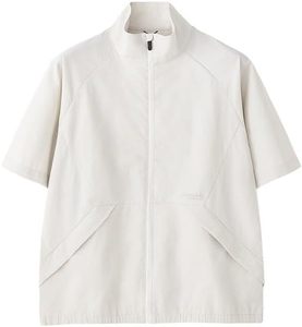 Chaqueta corta con cremallera para hombre, de nailon, cortavientos, ligera, para deportes al aire libre. - Product Image 3