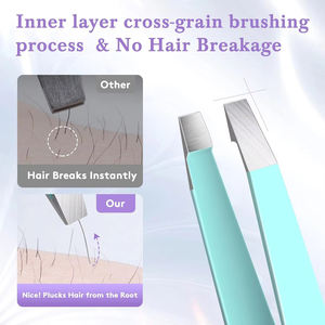 Pinzas de Acero Inoxidable para Extensión de Pestañas, Venta al por Mayor, Profesionales, OEM, ODM, Logotipo Personalizado, Alta Calidad, Duraderas, Precisión - Product Image 4