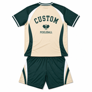 Custom Pickleball Jersey Set Short Sleeve <b>Sports</b> <b>Shirt</b> and Shorts Team Uniform Athletic Wear - Product Image 5