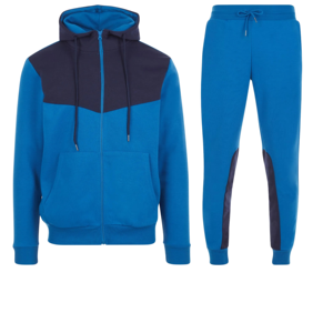 Dual Tone Promotion Ultra Tech Fleece <b>Athletic</b> Zip-Up Hoodie Sweatshirt and Matching Jogger Sweat Pant Set Men Casual Tracksuit - Product Image 5