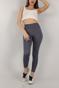 New Design Women's Solid <b>Tummy</b> <b>Control</b> High Waist Full Length Four-Way Stretch Seamless Spandex/Polyester Leggings for Gym Sport - Product Image 3