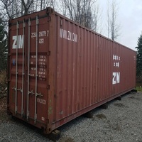 Conteneurs maritimes industriels de 40 pieds avec une construction en acier robuste, idéaux pour le transport et le stockage internationaux