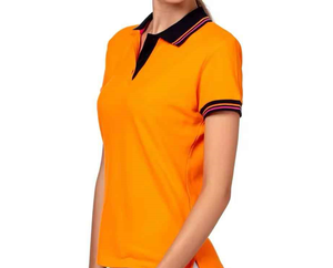 เสื้อโปโลผู้หญิงแบบเรียบคุณภาพสูง ออกแบบเองได้ตามสั่ง สำหรับเล่นกอล์ฟและสวมใส่ลำลอง พร้อมโลโก้สั่งทำ - Product Image 5