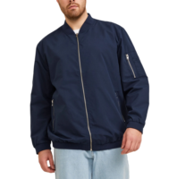 Blouson Bomber A1 Homme Hiver Col Fourrure Nouveau Design Tendance Vente Chaude Haute Qualité Personnalisé Col Montant Style Aviateur
