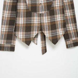 Nouvelle Collection 2026 : Chemise à Carreaux Tendance pour Femme, Nouvelle Arrivée Printemps, Style Vintage Décontracté à Col Rabattu et Manches Longues - Product Image 5