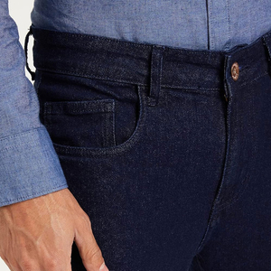 Jeans en denim respirant de haute qualité, style décontracté unisexe, taille personnalisable, coupe droite, streetwear d'hiver, grandes tailles - Product Image 5
