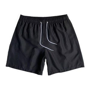 Men's Solid Color Quick Dry Swim <b>Shorts</b> With Drawstring Casual Beach Wear Red Green Blue Black White Navy Teal OEM ODM - Product Image 6