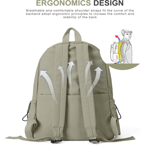 Large-Capacity Waterproof Oxford <b>Laptop</b> Student Backpack With Polyester Lining Zipper Closure School <b>bags</b> - Product Image 4