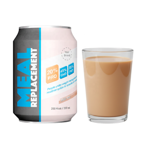 [Échantillon] Vitamines, Minéraux, Suppléments (VMS) – Shake Nutritionnel Concentré MRE – Repas Protéiné de Remplacement – Thé au Lait - Product Image 1