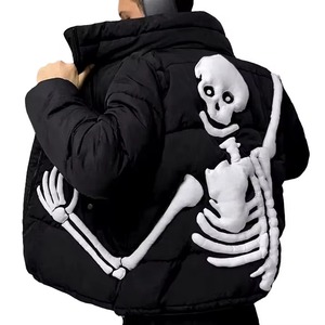 Winter Trendy High Quality <b>Long</b> Sleeve Men's Puffer <b>Jacket</b> Custom OEM Breathable Windproof Cotton Filled Design Stand - Product Image 4