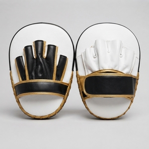 Comfortable Durable Custom Colors & Logos With <b>Cheap</b> Price High Quality OEM Customized MMA Focus <b>Pads</b> Leather Material - Product Image 4