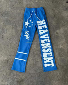 2025 pantalon de survêtement évasé décontracté pour hommes légers pantalons et pantalons avec logo multicolore personnalisés - Product Image 3