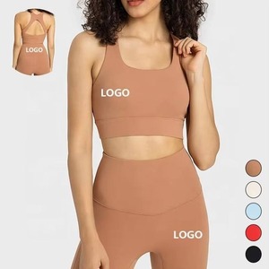 Ensemble de leggings de yoga pour femmes personnalisés, 2 pièces, vêtements de sport, soutien-gorge de sport et leggings de fitness sans couture - Product Image 3