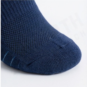 Crew <b>Socks</b> Geometric Pattern Blue Breathable Polyester Spandex Basketball Adult Summer Sports <b>Socks</b> - Product Image 6