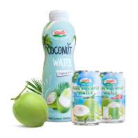 Natuurlijke dranken Kokoswater met vruchtvlees 330ML fles/groothandel ISO GMP gecertificeerd Gratis monster Lage minimale bestelhoeveelheid