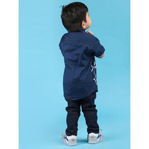 เสื้อยืดแขนครึ่งพิมพ์ลายเท็ดดี้-น้ำเงิน - Product Image 4