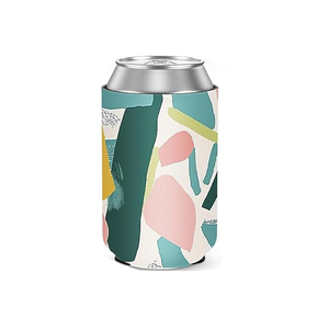 Professional Factory Made Luxury Foldable Sublimation Design Blank Slap Can Holders Insulated Neoprene Can Cooler Reusable <b>Beer</b> - Product Image 1