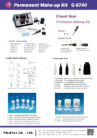 Machine à tatouer permanente originale G9740 Giant Sun Taiwan, stylo de microblading