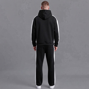 Ensemble de survêtement pour homme, design confortable, idéal pour l'entraînement, vêtements de sport de haute performance, veste et pantalon, tissu extensible et respirant - Product Image 5
