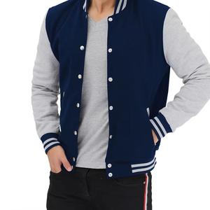 Chaqueta Varsity para Hombre, Nueva Colección, Hecha con Material Cálido para Invierno, Estilo de Longitud Regular - Product Image 6