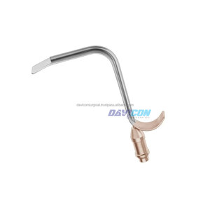 DAVICON BREAST ENGLER RETRACTOR FIBER <b>OPTIC</b> 65MMX12MM WIDE WITH TEETH - Product Image 2