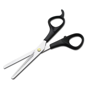 Tijeras de plástico, 1 unidad, 6,5 pulgadas, mango de plástico duradero, cortapelos de acero inoxidable para uso profesional, herramienta para cortar el cabello - Product Image 5