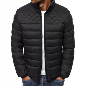 Vente en gros Hiver Hommes Coupe-Vent Col Montant Hommes Doudoune Logo Personnalisé Imprimé Street wear Hommes Doudoune - Product Image 1