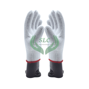 ถุงมือทำงานผ้าฝ้ายถักกันลื่นสำหรับงานก่อสร้างทั่วไป - Product Image 6