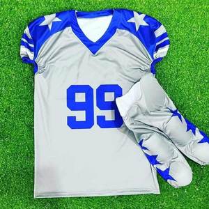 Nuevo Diseño Moderno de Uniforme de Fútbol Americano con Color y Talla Personalizados, Uniforme Deportivo para Entrenamiento - Product Image 3