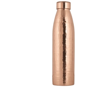 Botella de agua de cobre martillado 100% puro al por mayor, hecha a mano, 1000ml, a prueba de fugas, recipiente ayurvédico para la salud y el bienestar - Product Image 2