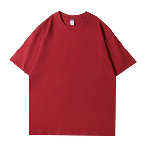 Blank <b>White</b> <b>Short</b> <b>Sleeve</b> Knitted Cotton Feel O-Neck T-<b>Shirt</b> <b>Men</b> Women Solid Casual Breathable Oversized Summer Tops - Product Image 4