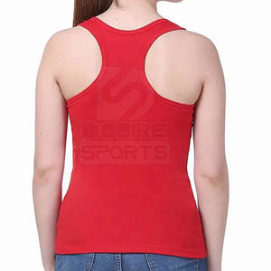 Débardeur décontracté respirant pour femme adulte, marque privée, avec logo frontal, léger, vente en gros, best-seller, vêtements de sport - Product Image 4