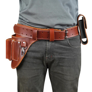 Cinturón de herramientas ajustable de cuero para floristas con múltiples bolsillos, precio de fábrica, cinturón de herramientas profesional de cuero para jardinería y floristería. - Product Image 5