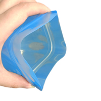 Pochette verticale personnalisée Yin-Yang avec fenêtre transparente, scellage thermique, emballage alimentaire de qualité avec fermeture éclair