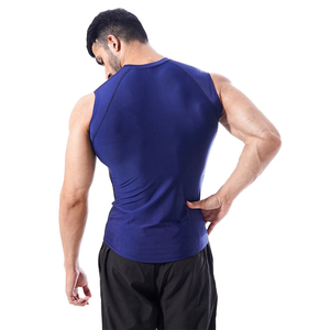 เสื้อกล้ามถักนิตติ้งลำลองสำหรับผู้ชายไซส์ใหญ่ ขายส่ง ระบายอากาศได้ดี เหมาะสำหรับออกกำลังกาย ฝึกซ้อม สามารถปรับแต่งสีได้ คุณภาพสูง - Product Image 3