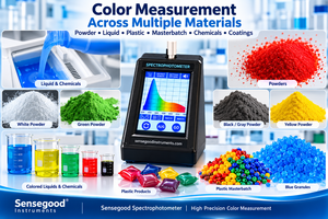 Spectrophotomètre de couleur portable à main, ouverture de 28 mm à 6 pouces, 400-700 nm, 1 nm, colorimètre de haute précision pour poudre et liquide - Product Image 5