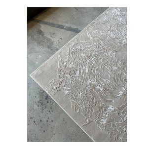 <b>Hand</b> <b>Tufted</b> Wool/Silk High Pile <b>Rug</b> Modern Luxury Handmade Area <b>Rug</b> for Living Room Bedroom Dining Premium Soft Floor Carpet - Product Image 1