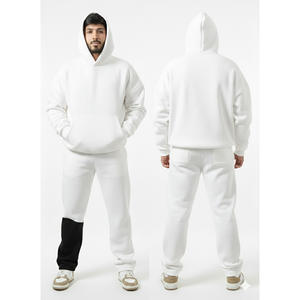 Conjunto de Sudadera con Capucha y Pantalones Acampanados de Tela Gruesa con Lavado Ácido, Estilo Vintage Oversize, Estética de los 90 - Product Image 1