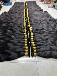 Venta al por mayor 100% mechones de cabello humano negro ondulado vietnamita estilos de rizos afro suave sensación de mano suelta pelo afro rizado profundo a granel - Product Image 4