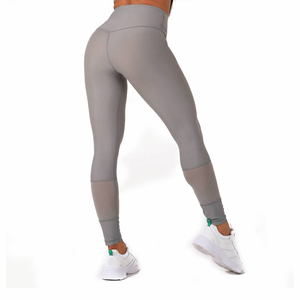 Leggings de yoga personnalisés pour femmes avec cordon de serrage, 100 % polyester, séchage rapide, style pantalon, vente en gros - Product Image 4