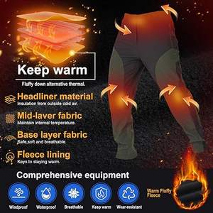 กางเกงล่าสัตว์กันน้ำสำหรับผู้ชายรุ่นยอดนิยม มีกระเป๋าหลายช่อง เหมาะสำหรับการล่าไก่งวง - Product Image 3